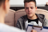 Photo of young person receiving support