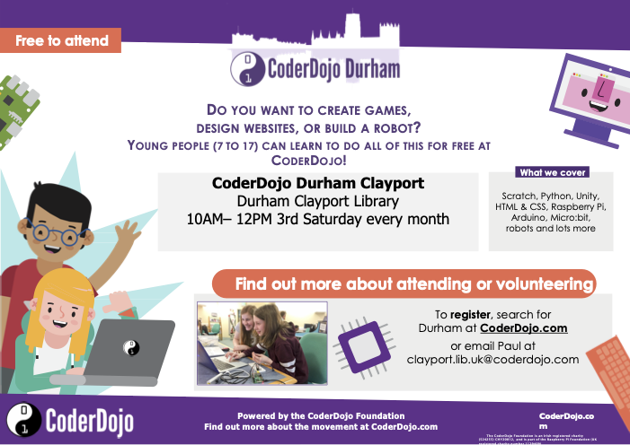 CoderDojo at Clayport Library